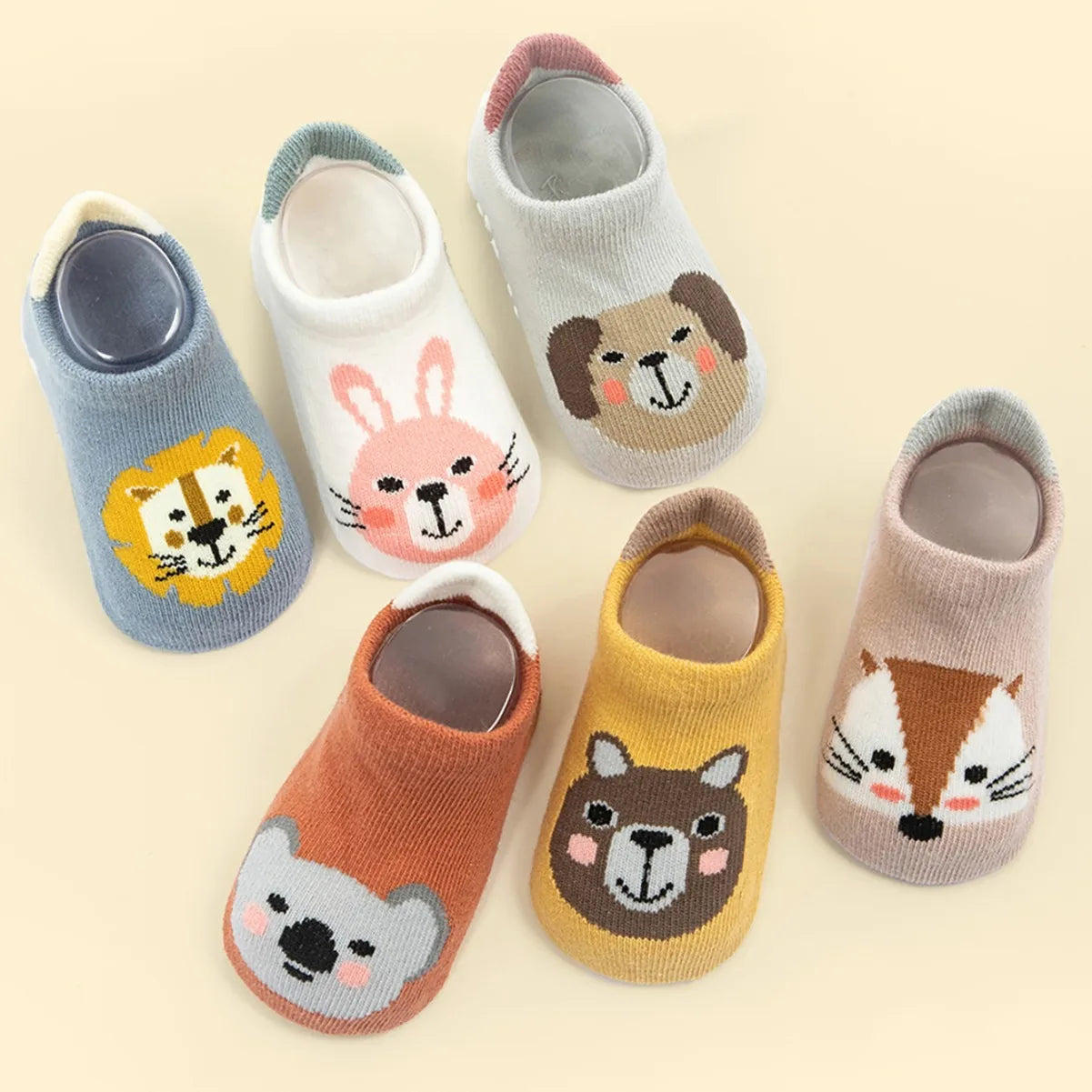 Kids Cartoon Animal Pattern Cute Socks - PAMU8