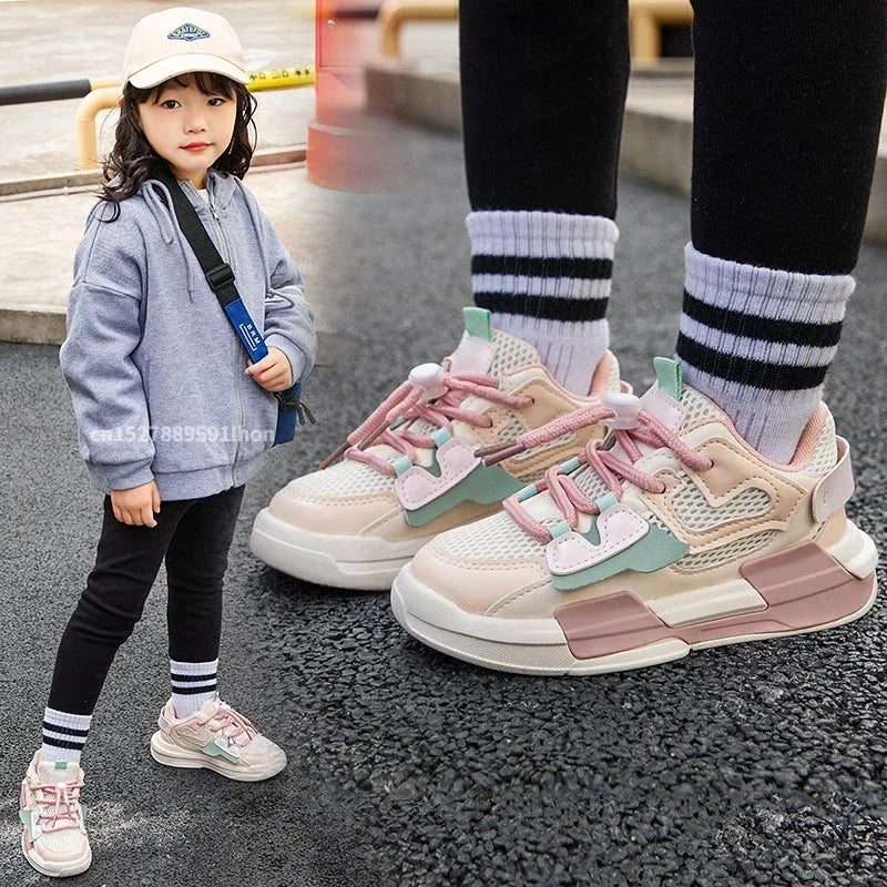 Spring Mesh Breathable Kids Sneakers