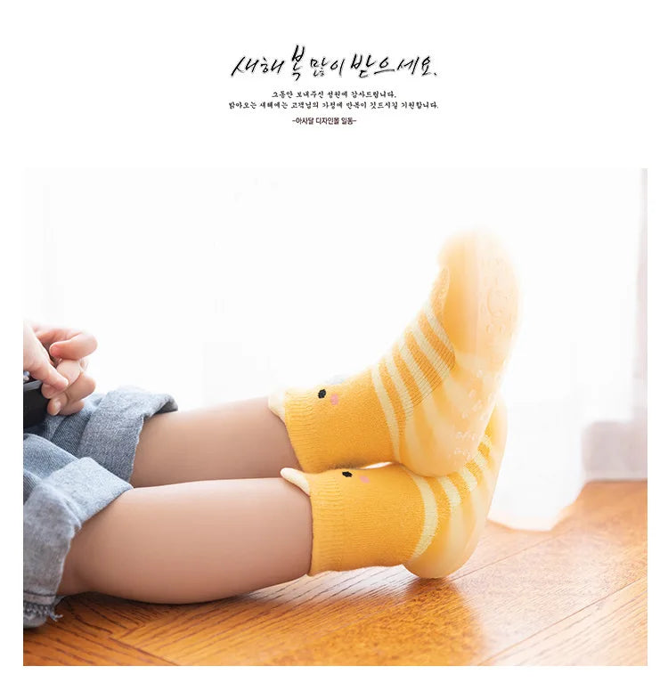 Non-Slip Learning Walk Socks
