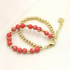 Natural Stone Bead Bracelet for Girls | PAMU8