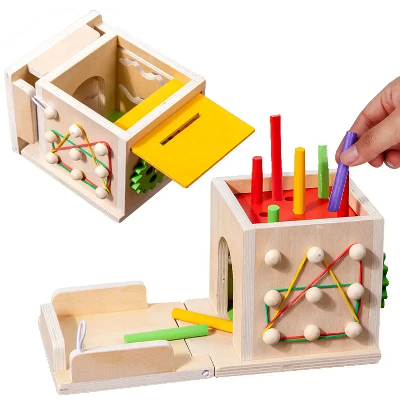 Permanence Box Carrots Child Wooden Toys - PAMU8