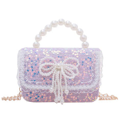 Pearl Beaded Shoulder Bag