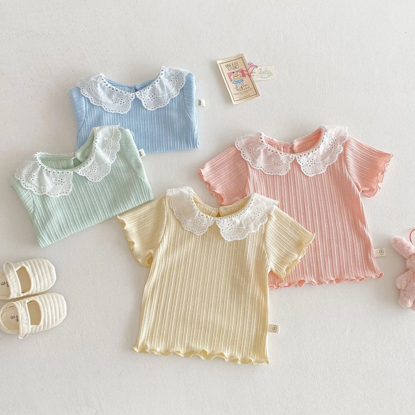 Baby Short Sleeve Tops Charming Kid's Clothing - PAMU8