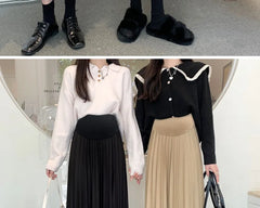 A-Line Casual Maternity Skirt