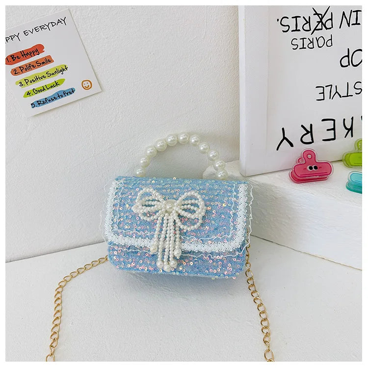 Pearl Beaded Shoulder Bag