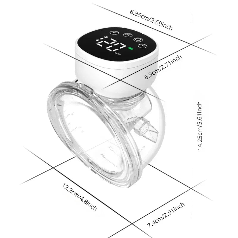 Hands-free Wearable Breast Pump