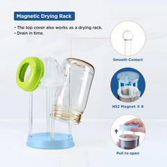 Travel Baby Bottle Set: 6-in-1 Portable Cleaning Kit