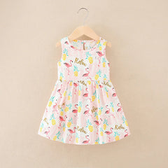 Girls Floral Summer Dress
