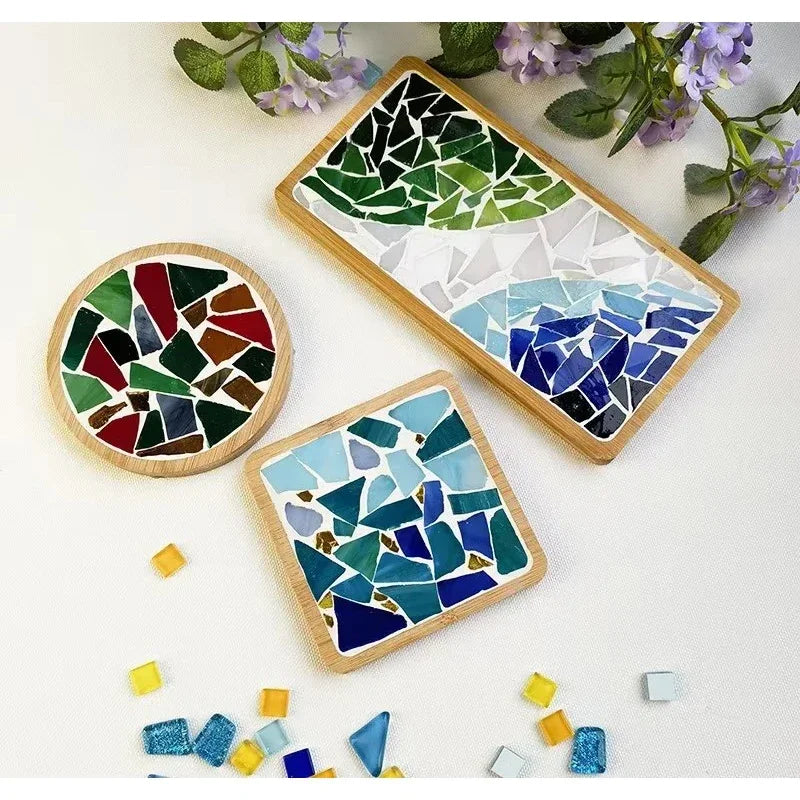 Handmade DIY Mosaic Cup Mat Toys