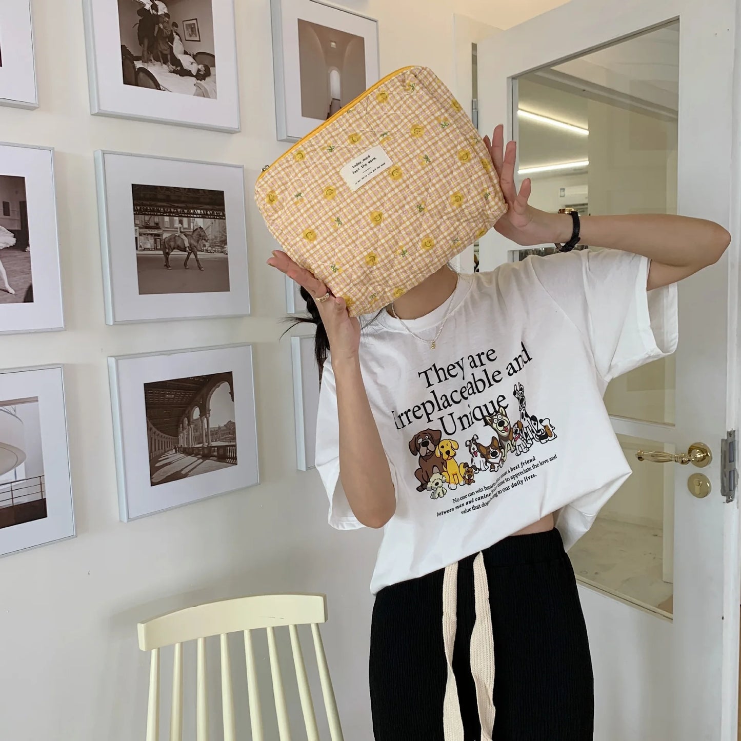 Cartoon Print Nappy Bag