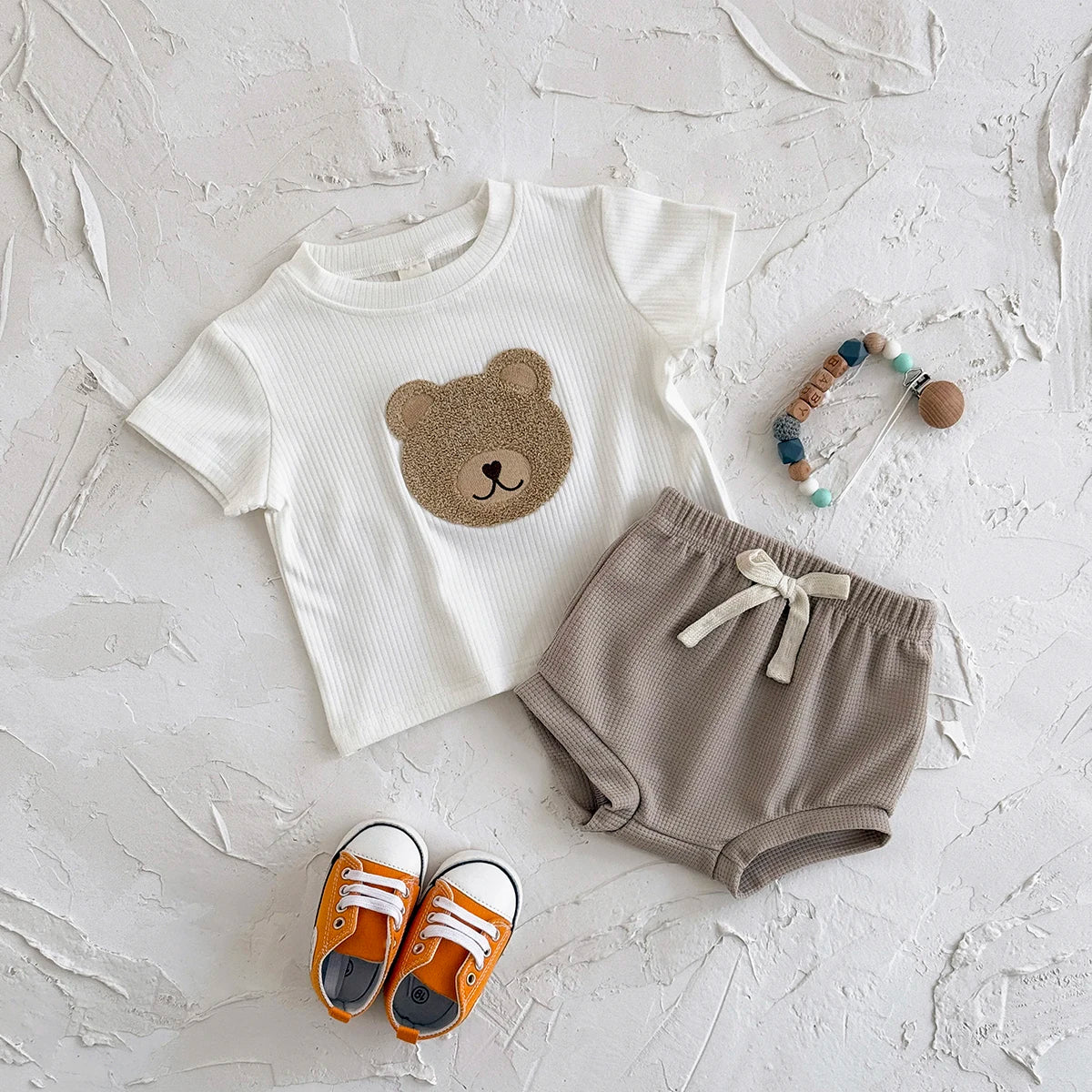 Korean Short Sleeved T-shirt Set