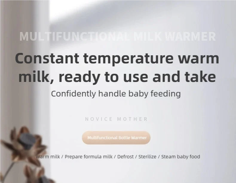 Smart Milk Warmer Baby Bottle