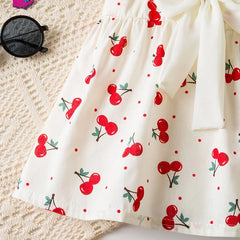 Cherry Print Baby Girl Dress