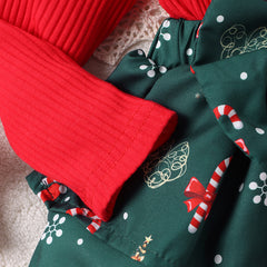 Long Sleeve Santa Romper