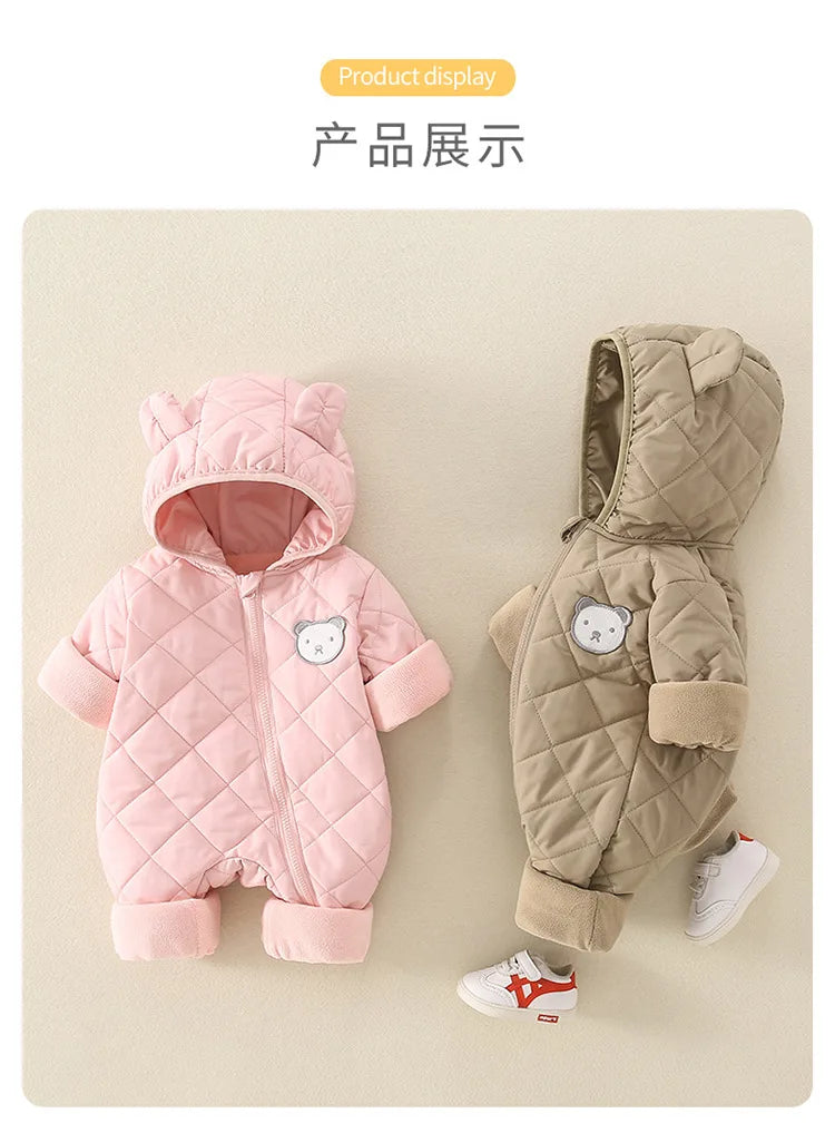 Baby Warm Fleece Jumpsuit