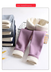 Girl fleece leggings for winters