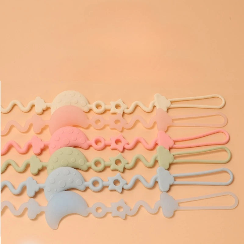 Adjustable Silicone Baby Pacifier Chain Teether Toys - PAMU8