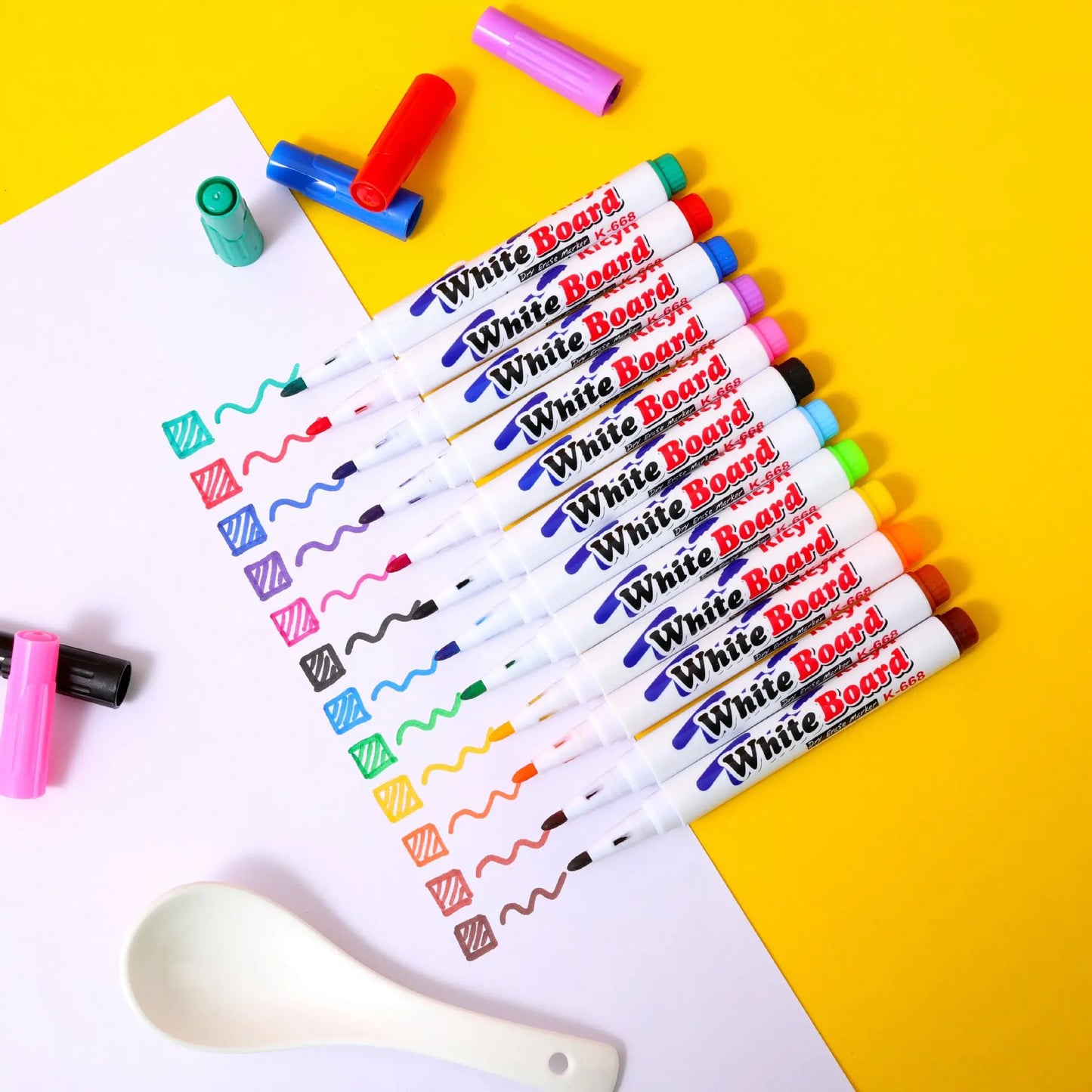 8/12 Colors Water Floating Painting Brush