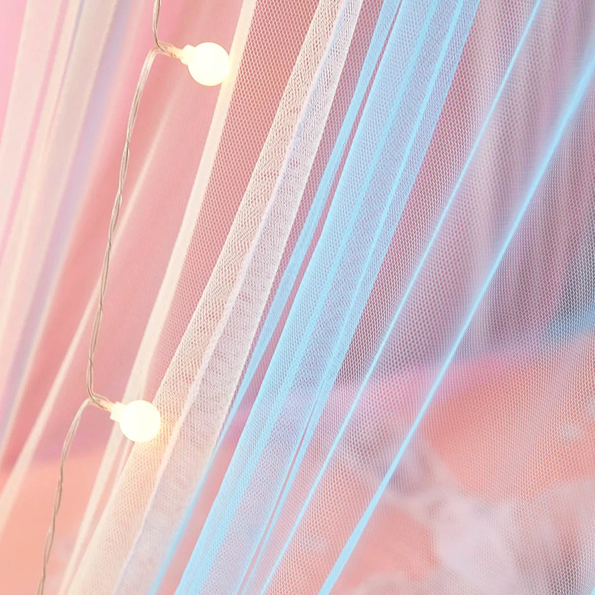 Baby Bedroom Rainbow Curtain
