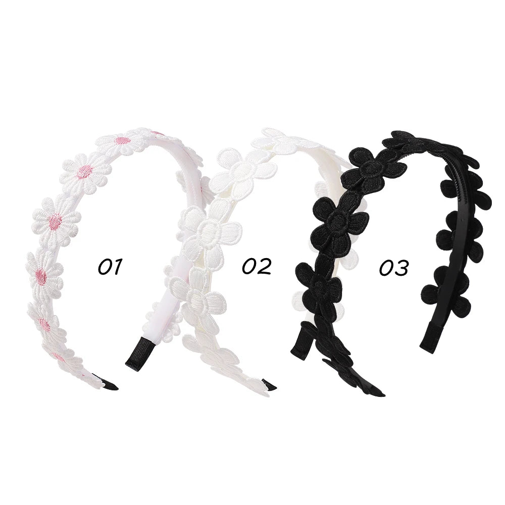 3Pcs Daisy Headband for Kids