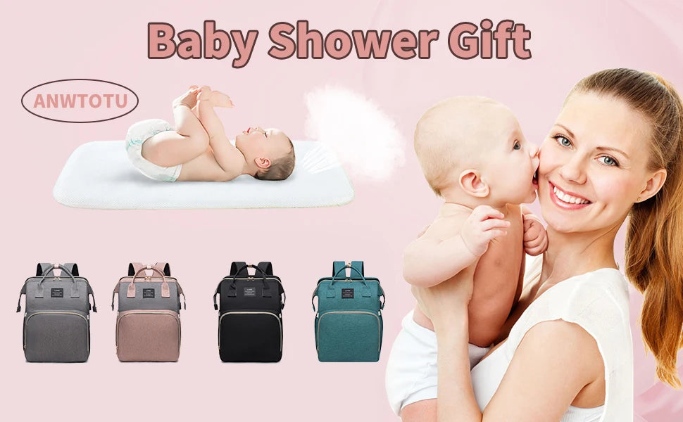 Backpack with Crib Bed & Diaper Bag