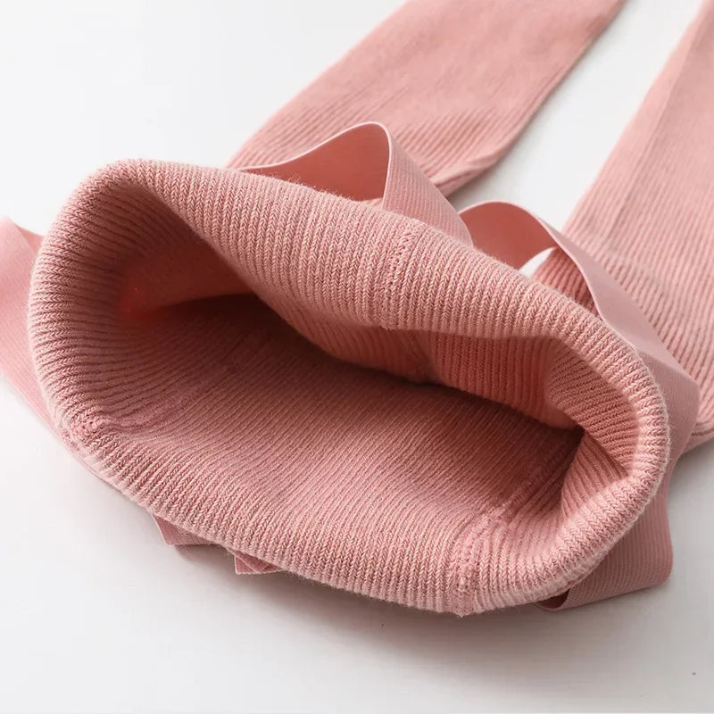 Elastic Tights for Girls Cotton Leggings - PAMU8