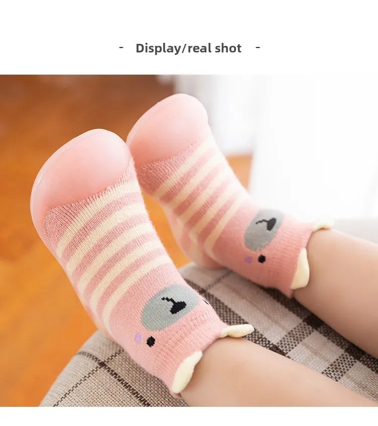 Non-Slip Learning Walk Socks