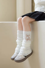 Soft Cotton Leg Warmers Knee Socks - PAMU8