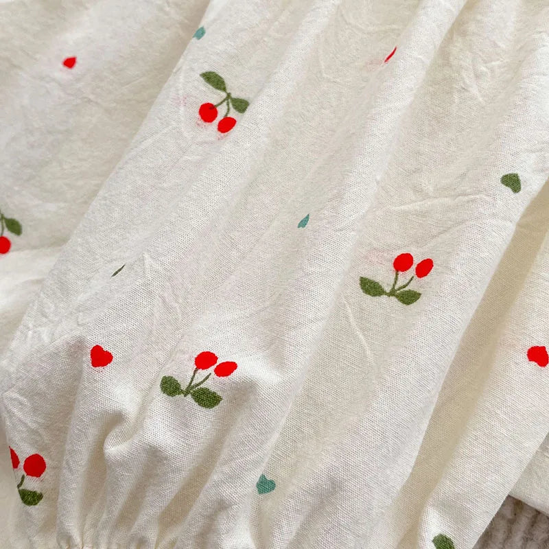 Cherry Girls Bow Jumpsuit
