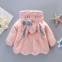 Cute Bow Winter Baby Coat