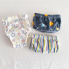 Reusable Cloth Diapers, 3-Pack Washable Training Pants