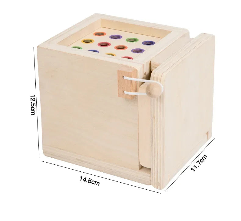Permanence Box Carrots Child Wooden Toys - PAMU8