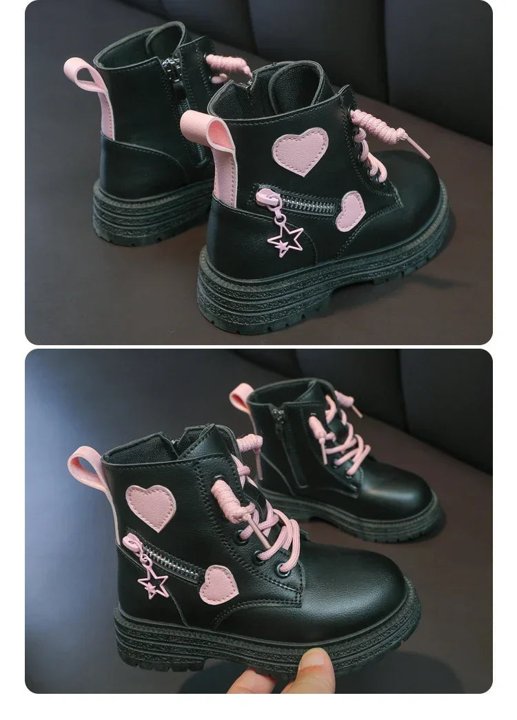 Girls Snow Furry Ankle Boots
