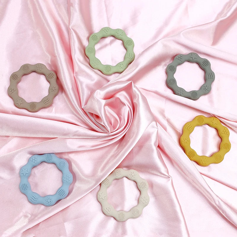 Baby Food Grade Silicone Newborn Grip Teething Toys - PAMU8