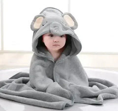 Baby Hooded Bathrobe Towel | Soft Baby Bath Wrap