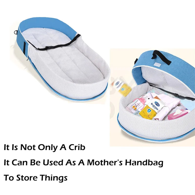 Folding Crib Travel for Newborn