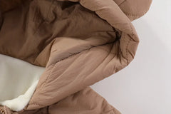 Baby Plush Cotton Jumpsuit, Thick Winter Snowsuit
