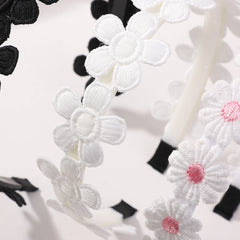 Kids' Daisy Flower Headband, 3-Piece Summer Set