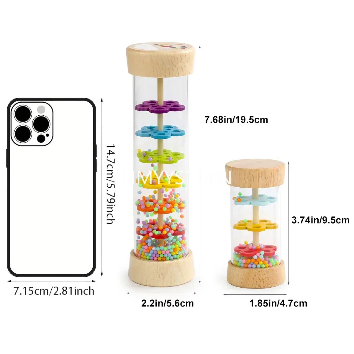 Baby Wooden Rain Sound Pipe