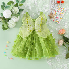 Cute Mesh Butterfly Baby Dress