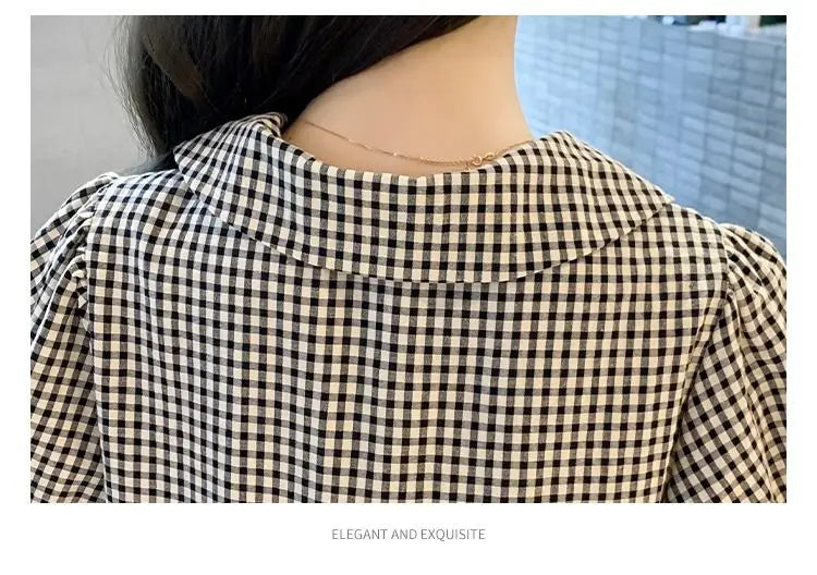 New Maternity Plaid Dresses