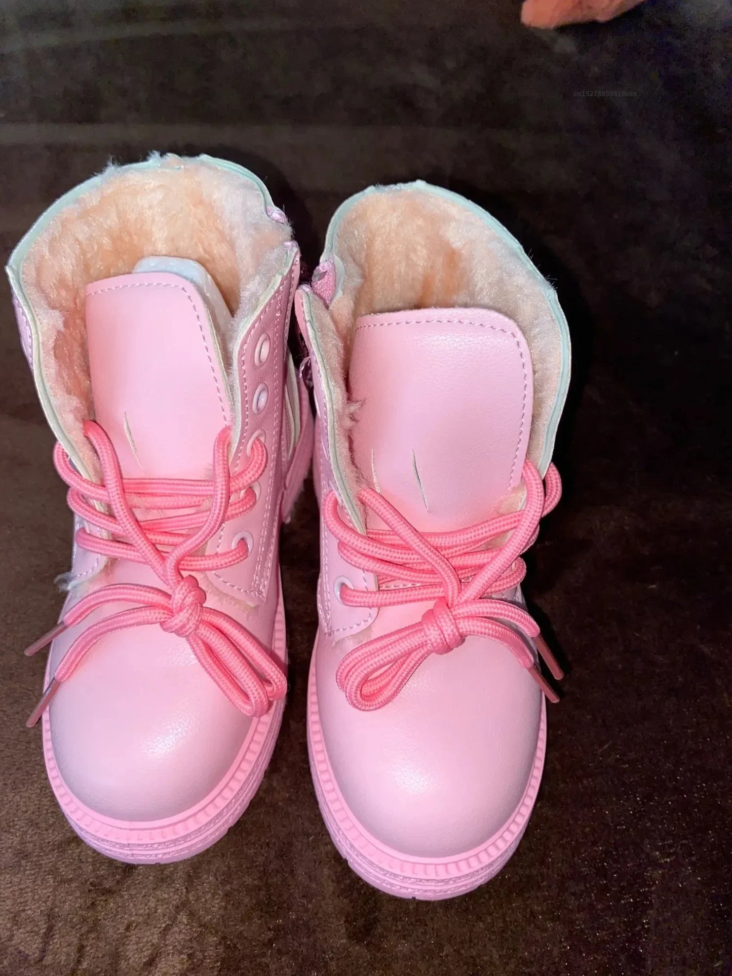 Girls Snow Furry Ankle Boots