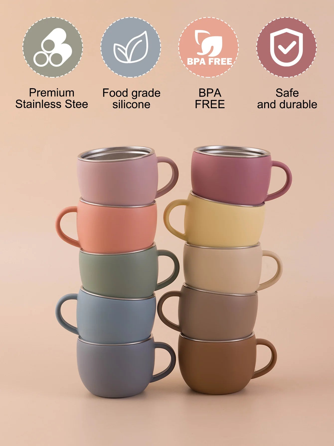 Stainless Steel Cup For Baby - PAMU8