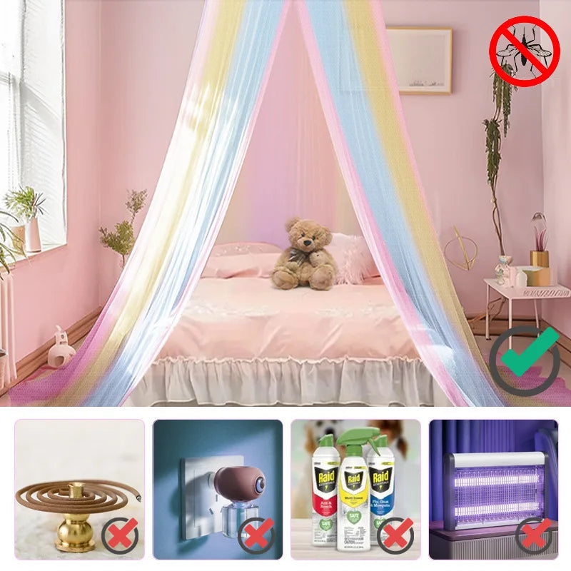 Baby Bedroom Rainbow Curtain