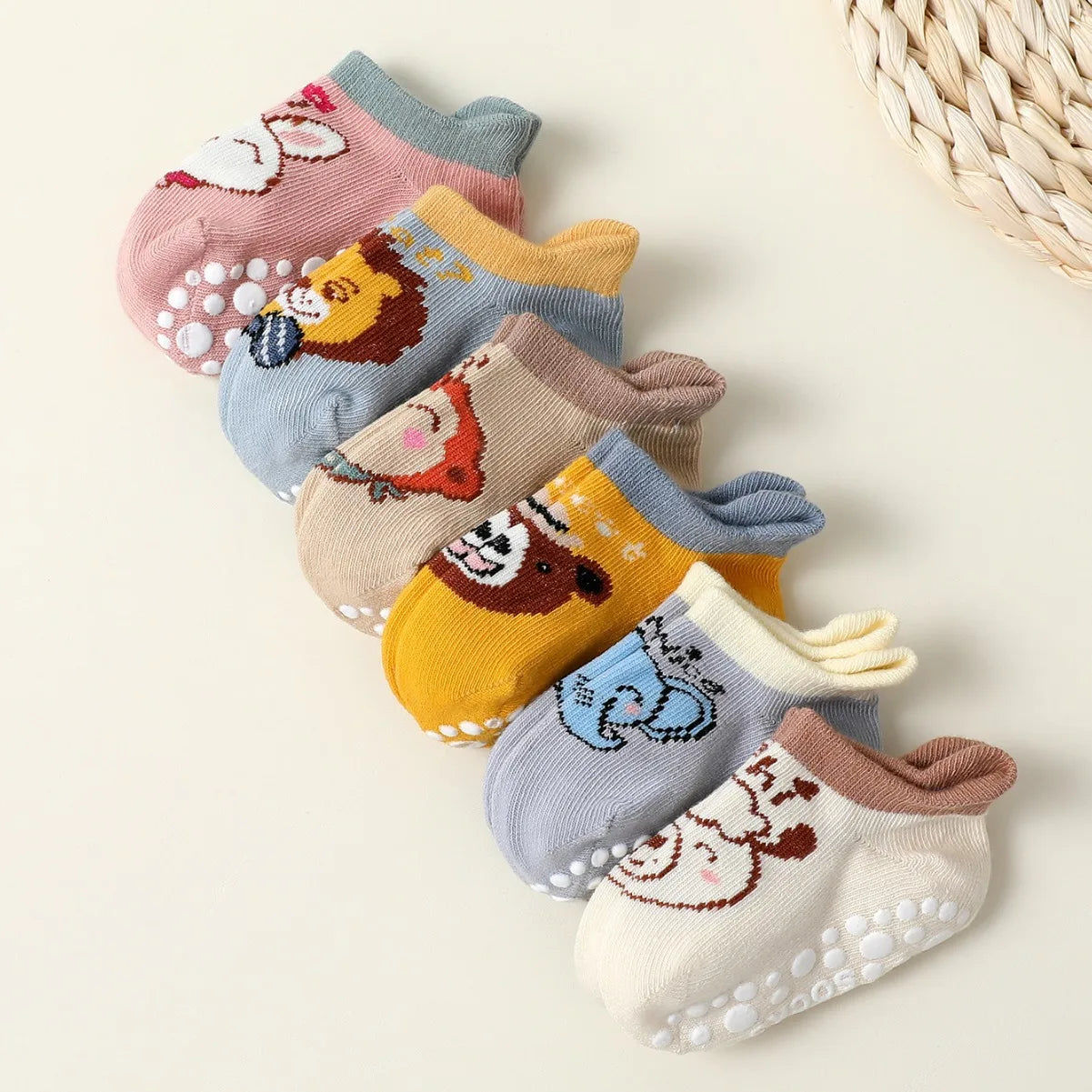 Kids Cartoon Animal Pattern Cute Socks - PAMU8