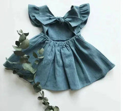 Girls Summer Ruffle Dress
