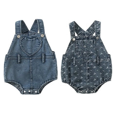 Baby Girl Denim Romper