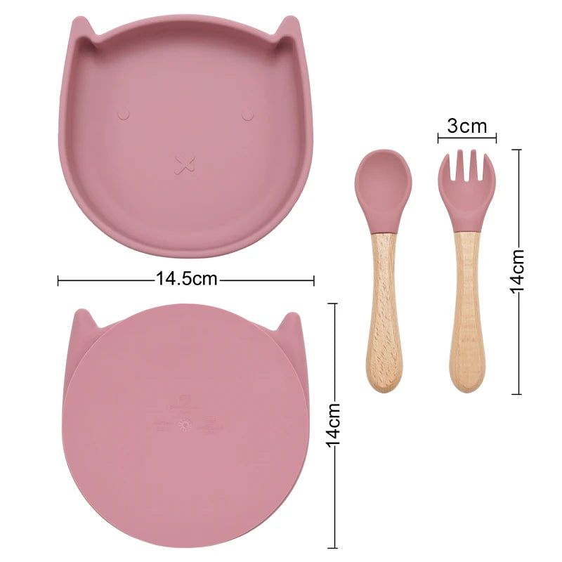 Silicone Cartoon Shape Plates