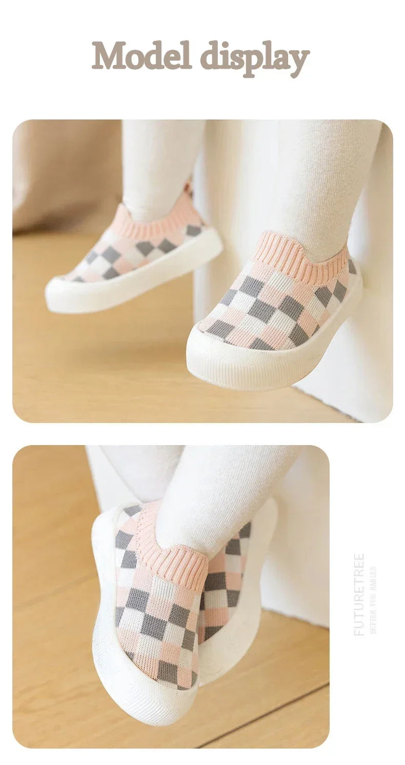 Classic Plaid Non-Slip Sneakers Sport Shoes - PAMU8