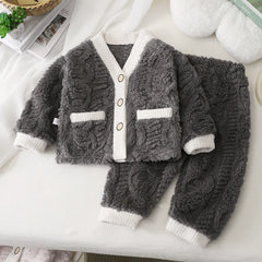 Warm Flannel Children's Pajamas